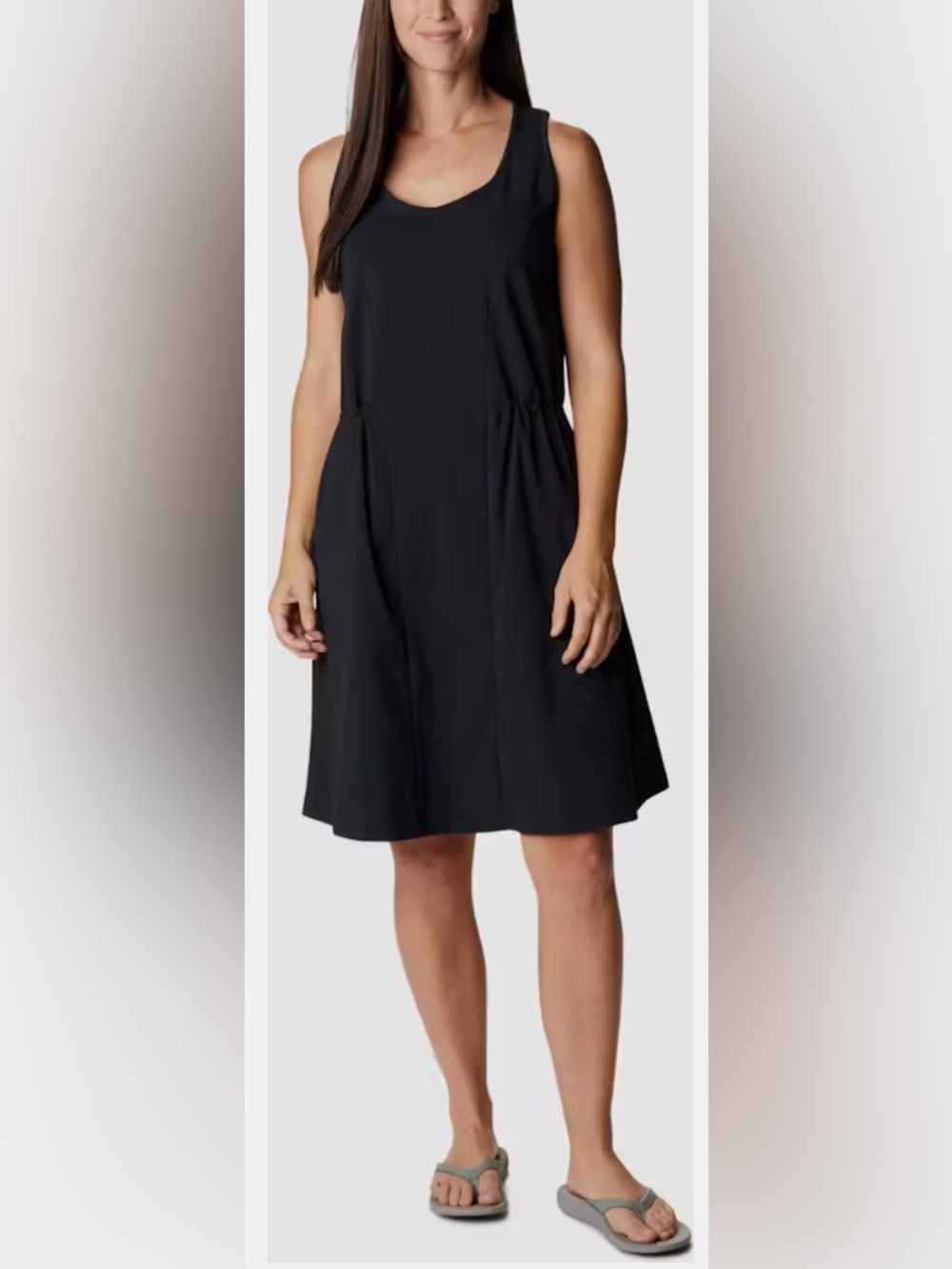 Columbia womens on the go dress M Medium black sports tennis golf hiking gorp